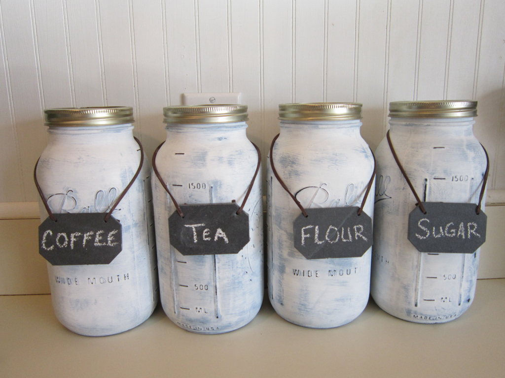 Chalk Paint Canisters