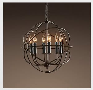 Rh deals orb chandelier