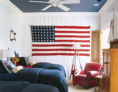 Red, White, and Blue Rooms