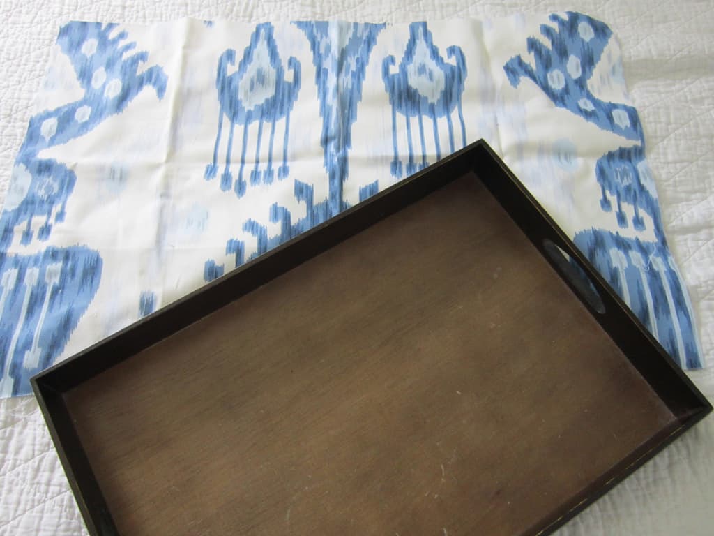 serving tray makeover