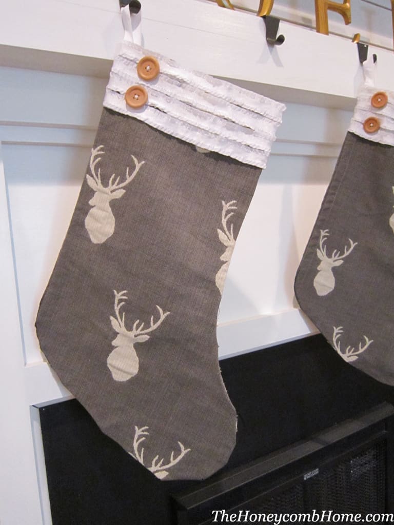 No Sew Christmas Stocking