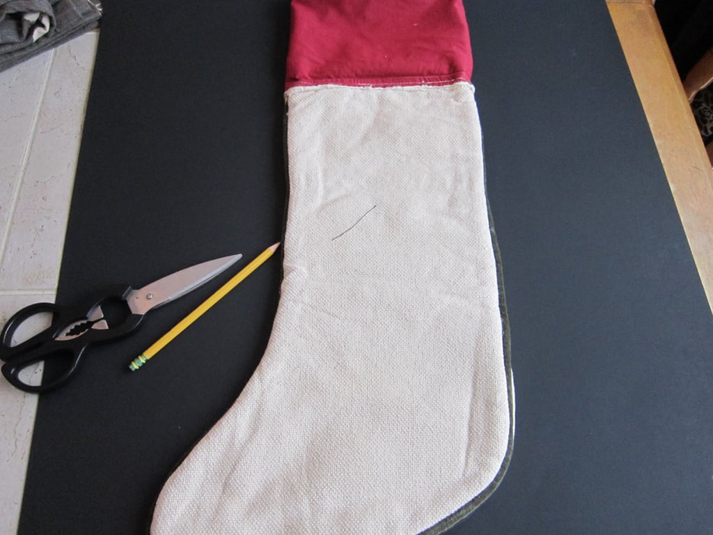 no sew christmas stocking