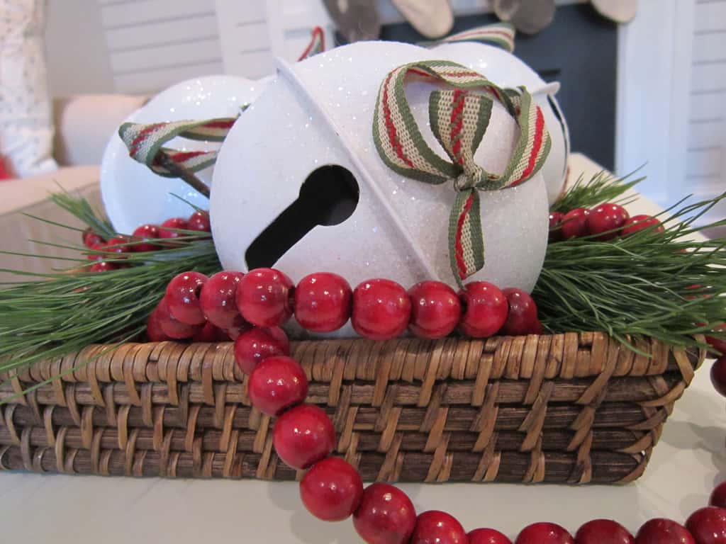 basket of ornaments