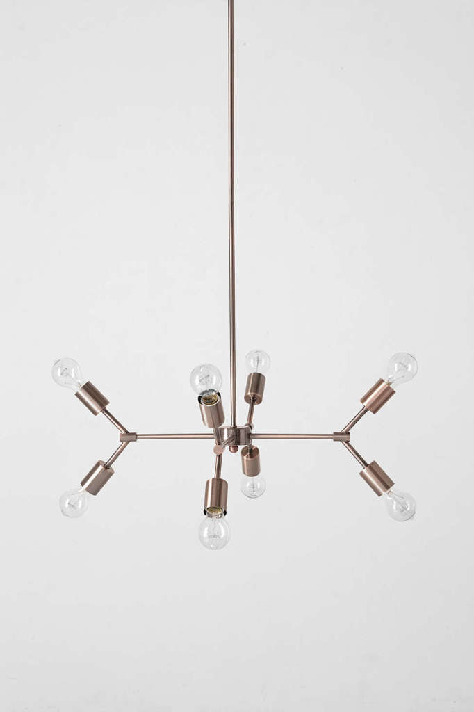 copper light fixture urban outfitters