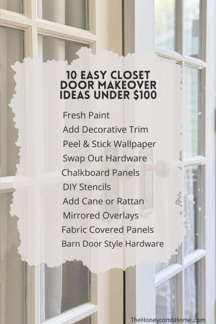 Closet Door Ideas The Honeycomb Home