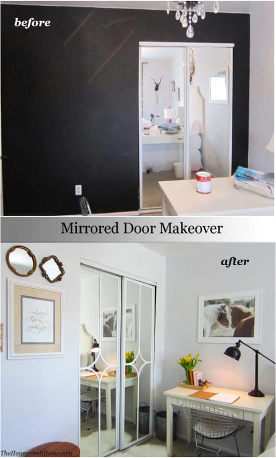 Closet Door Makeover on a Budget