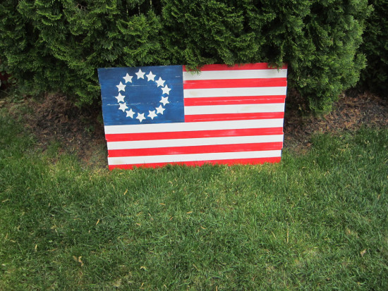 DIY Wooden American Flag