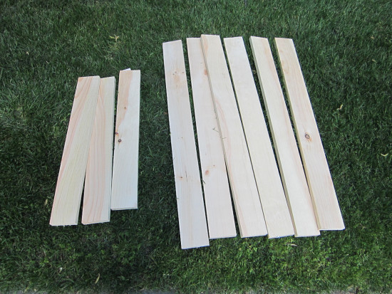 materials for wooden flag