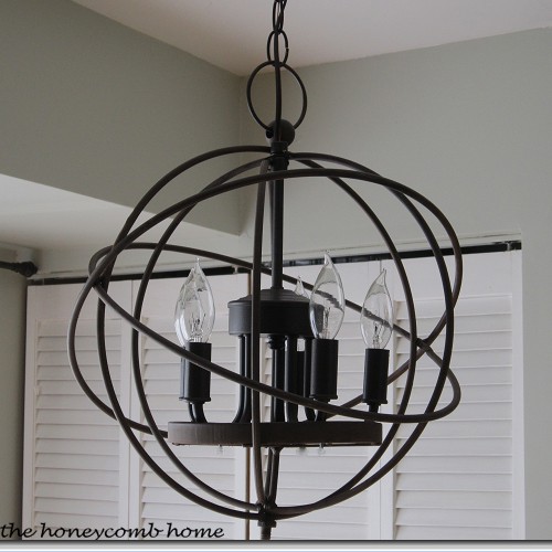 DIY Orb Chandelier - Restoration Hardware Chandelier Hack