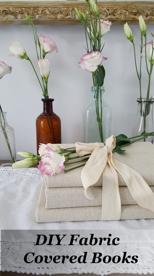 DIY Fabric Covered Books The Home