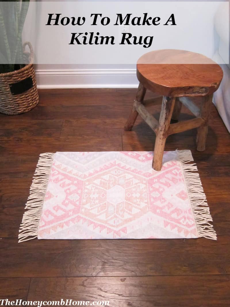 DIY Kilim Rug The Home