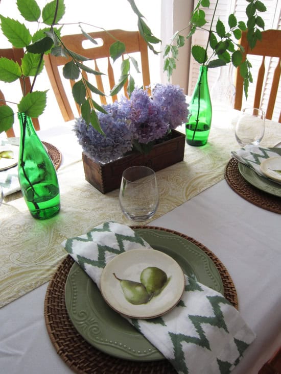 hydrangea centerpiece