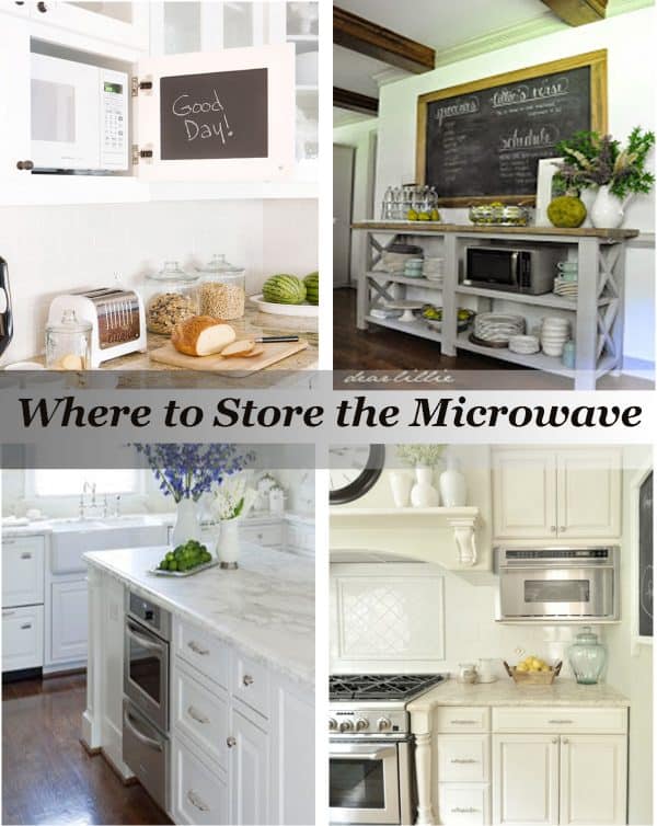Where to Store the Microwave? The Home