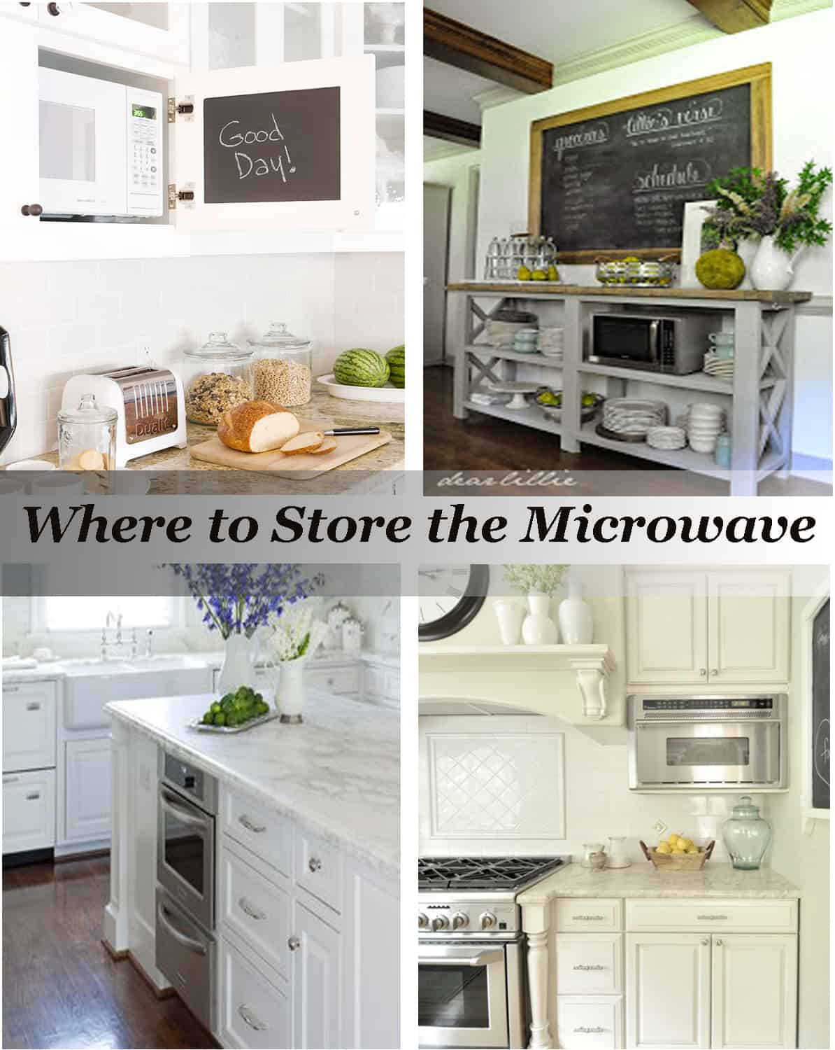 Where to Store the Microwave? The Home