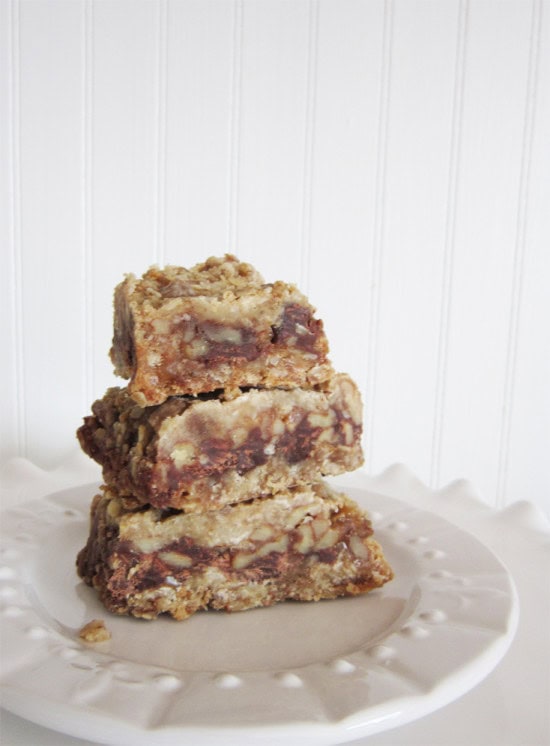 Chocolate Caramel Oat Bars