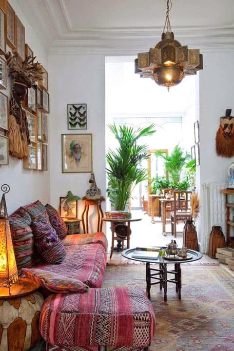 bohemian living rooms