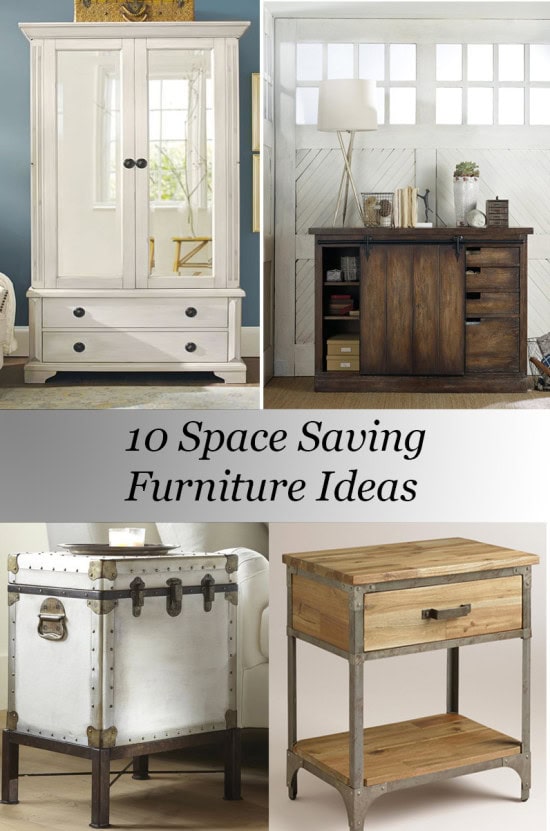 10 Space-Saving Furniture Ideas - The Honeycomb Home