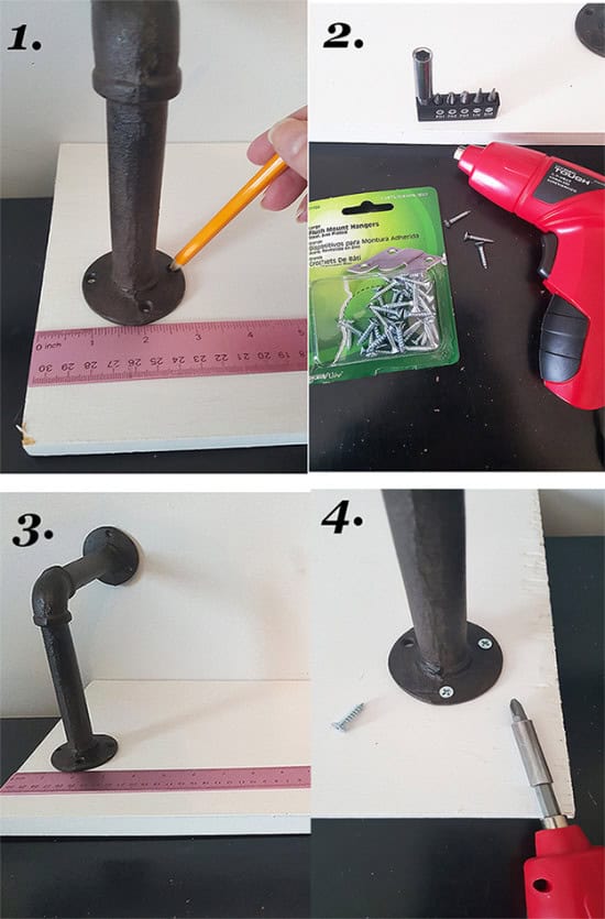 DIY Shelves step by step