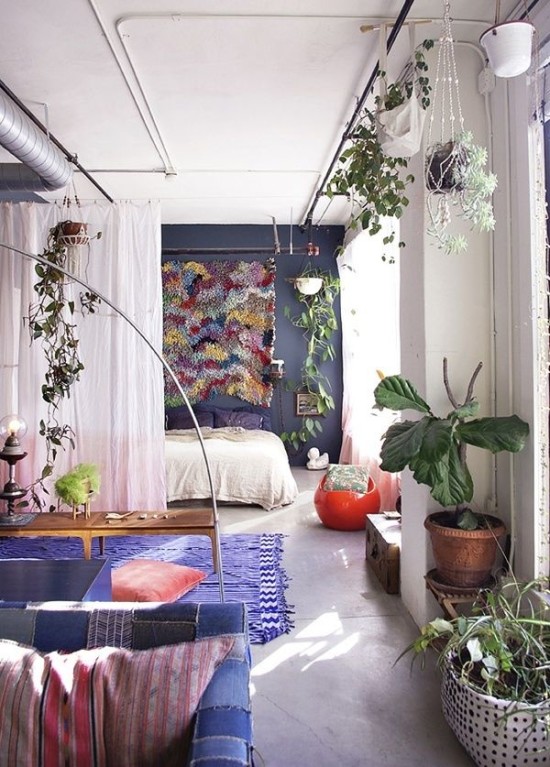 Cool Bohemian Styled space