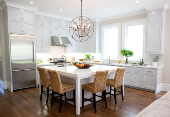 Eat In Kitchen Islands The Honeycomb Home, Kitchen Island In Place Of Dining Table