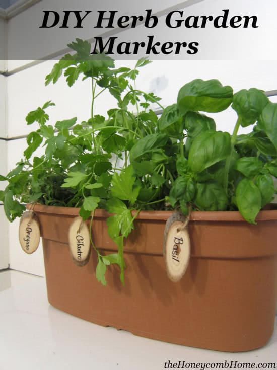 DIY Plant Markers for your Herb Garden