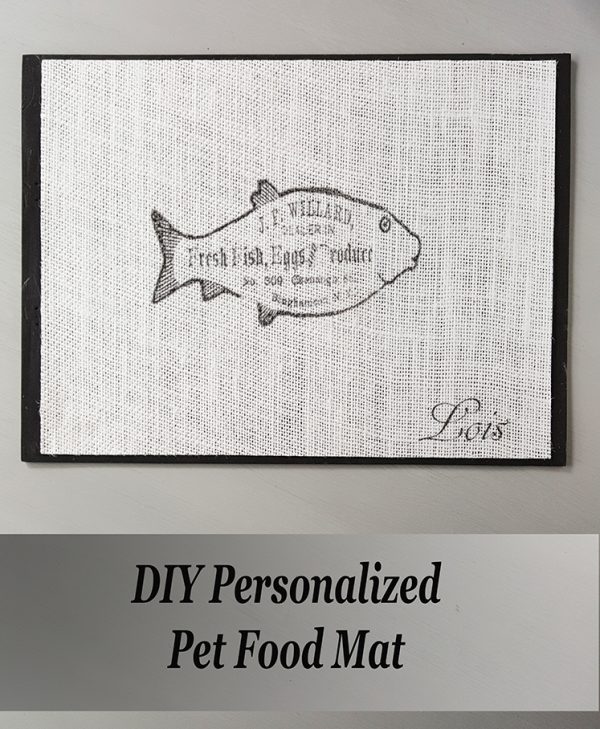 DIY Personalized Pet Food Mat The Home