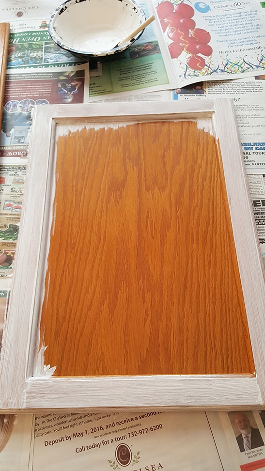 painting cabinets-no more builder grade brown