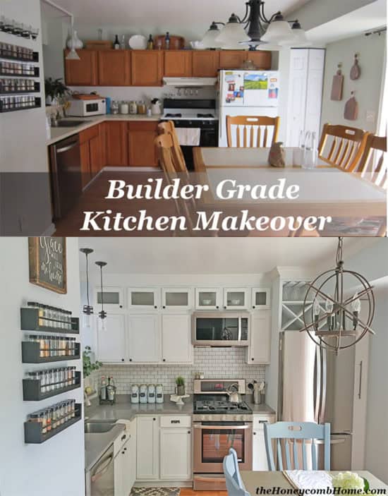 Countertop Cabinets in the Kitchen - The Honeycomb Home