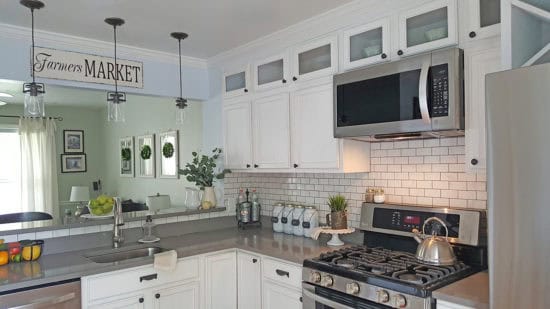 Kitchen Makeover After Corner angle