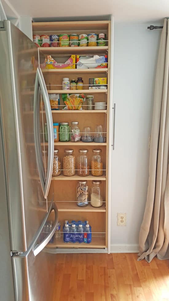 Slide in deals pantry cabinet