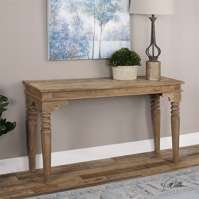 Reclaimed Wood Console Table