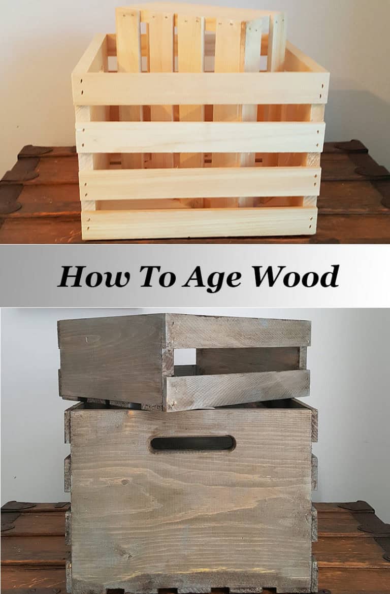 How to Age Wood for a Weathered Look - The Honeycomb Home