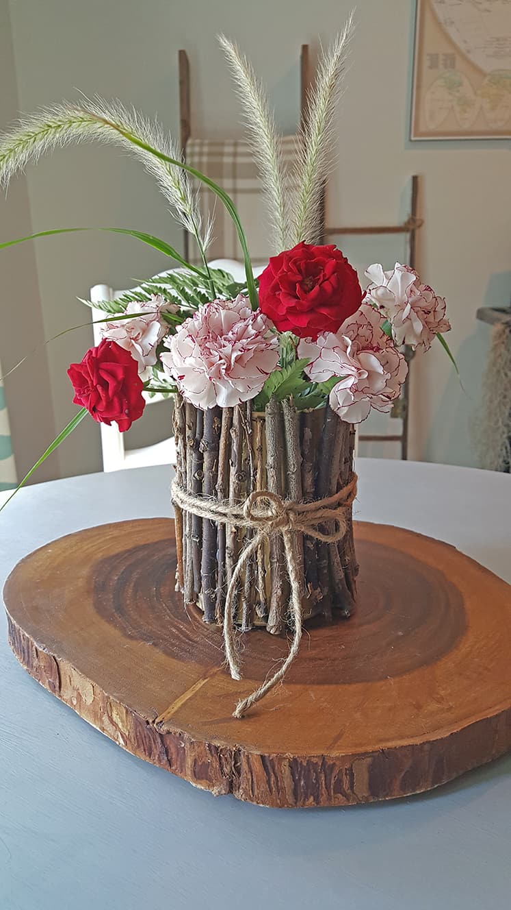 DIY Branch Vase The Home