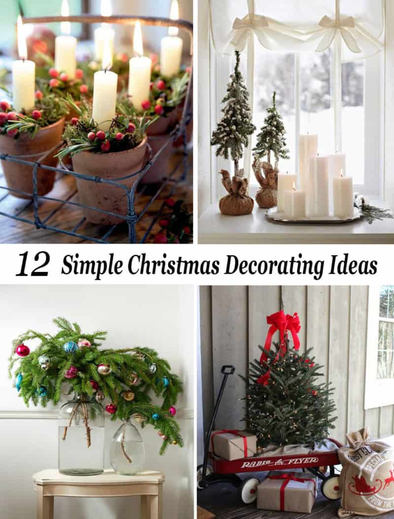 Simple Christmas Decorating Ideas The Home Simple Christmas Decorating