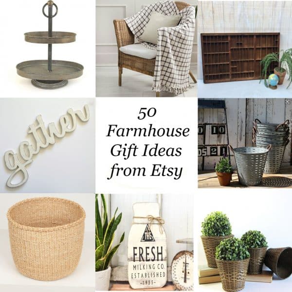 50 Farmhouse Style Gift Ideas from Etsy! The Home