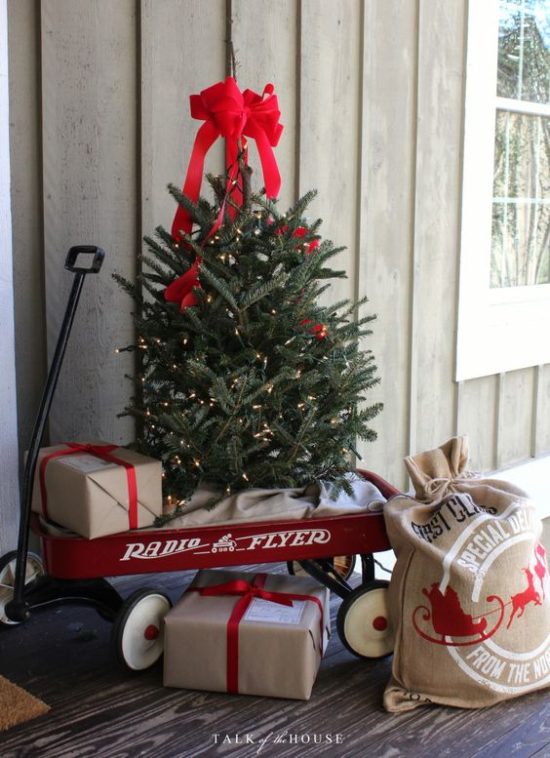 Christmas front porch ideas