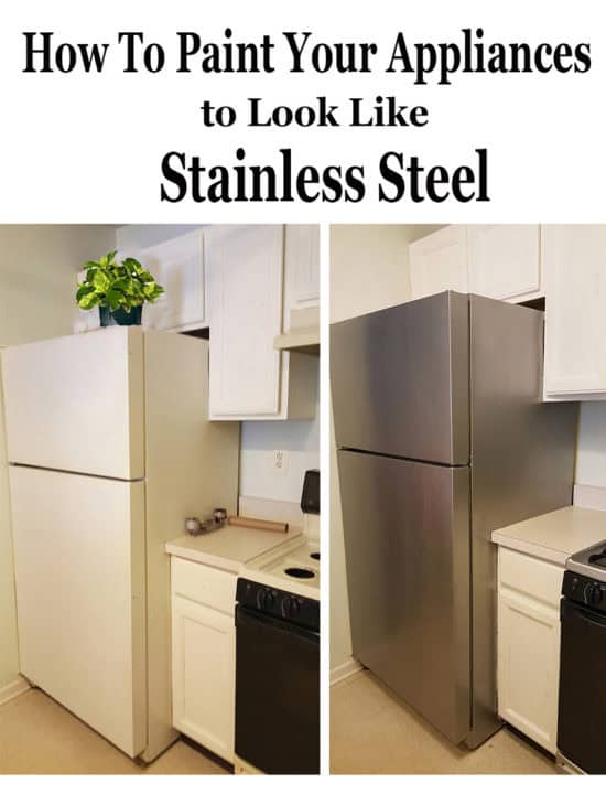 How To Paint Appliances Stainless Steel The Honeycomb Home