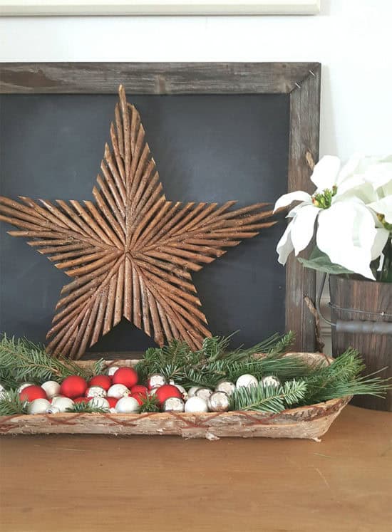 Rustic Christmas star