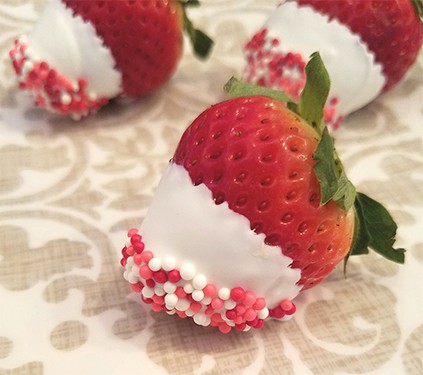 Champagne Soaked Strawberries