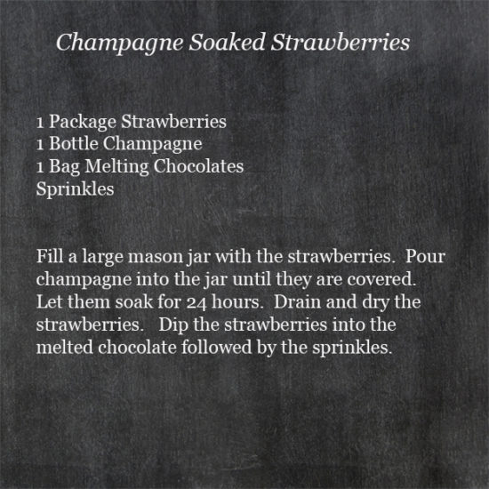 Champagne Soaked Strawberries Recipe Printable