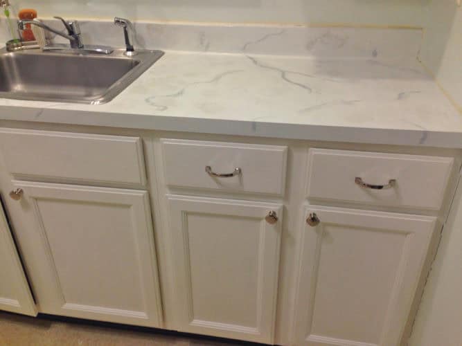 How To Paint Kitchen Countertops! The Home