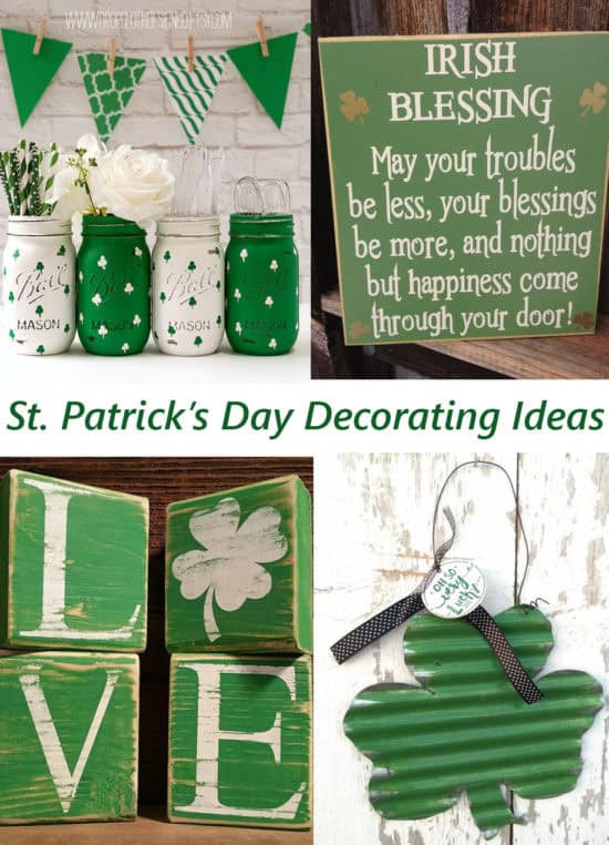 St. Patrick's Day Decor, St. Patrick's Day Sign, Irish Decor, St. Patrick's  Day Decorations, St. Patrick's Day Blocks, Irish Kisses Stacker 