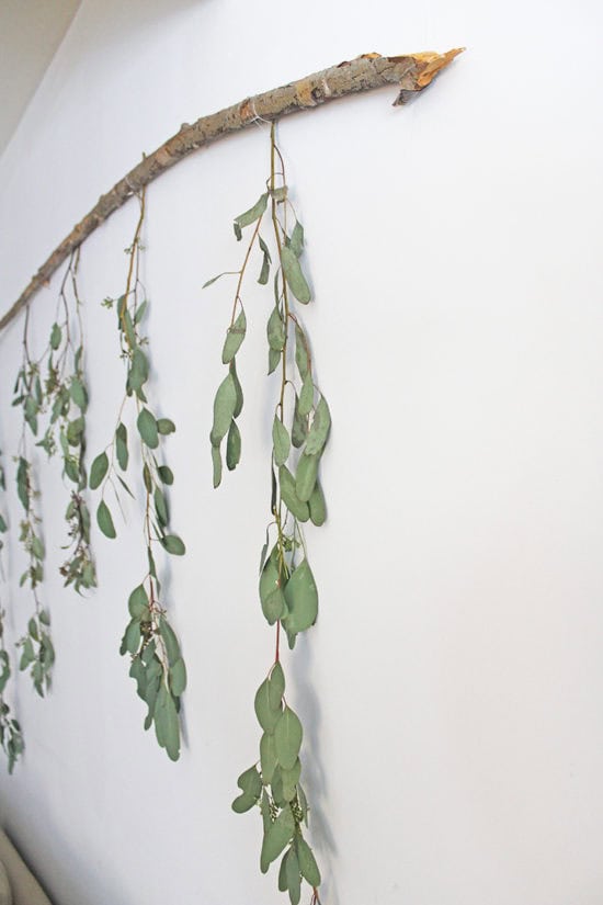 DIY Wall Art with Branch