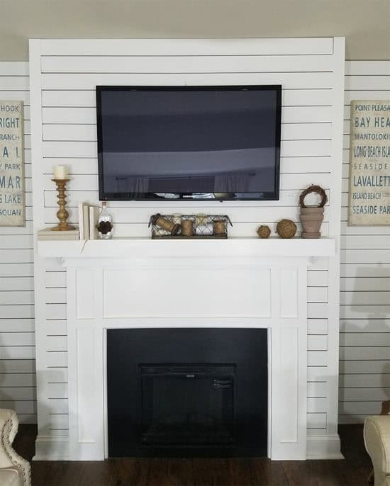 Neutral Rustic Mantel decorating ideas