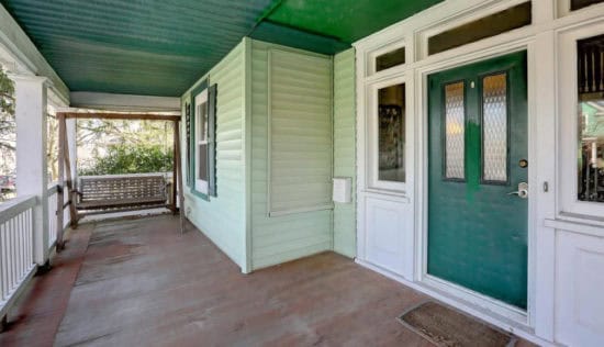 House Tour Front Porch with Porch Swing