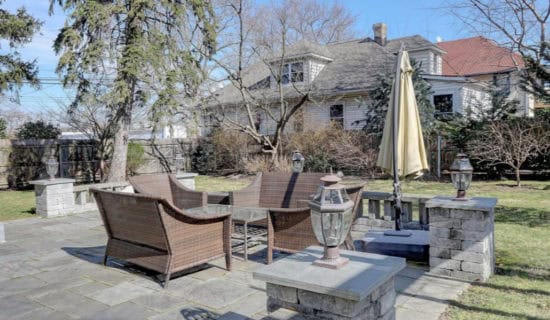 House tour stone patio