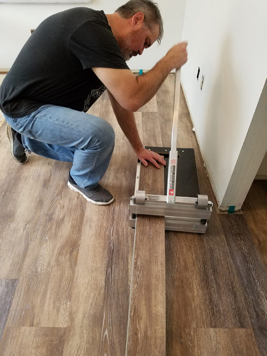 Installing Vinyl Floors A Do It, How To Remove Scratches From Lifeproof Flooring