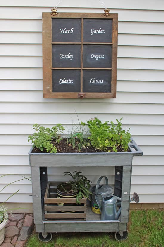 DIY Raised Herb Garden