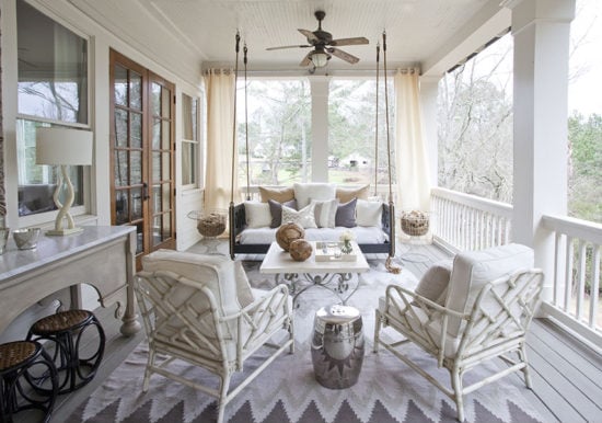 Lindsey Hene Interiors Porch Swing