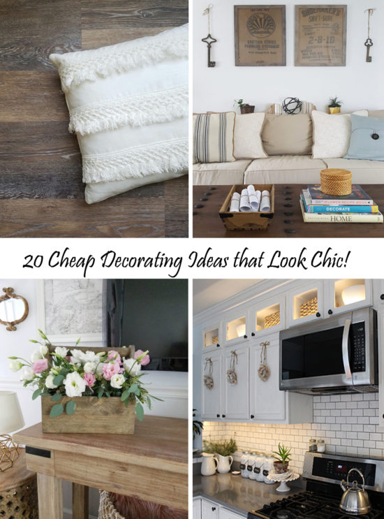 Cheap Decorating Ideas That Look Chic The Honeycomb Home